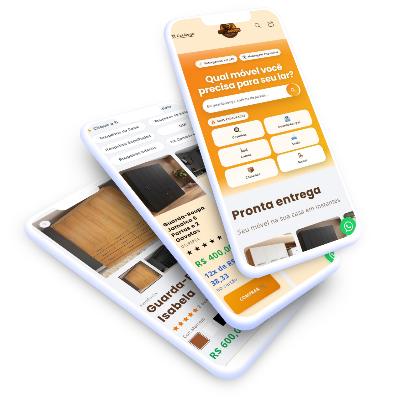 Mockup Urso Móveis